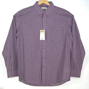 Wrangler Riata Gingham Button Down Shirt Mens Large Western Cowboy Officewear‎